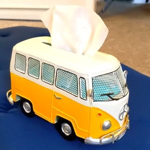 Retro Vintage VW Van Iron Tissue Box Holder NWOT